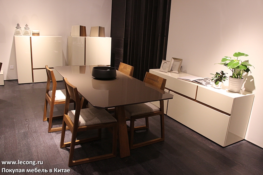 обеденный стол купить стулья MODESIGN китайская современная мебель купить в Китае мебельный тур в Китай