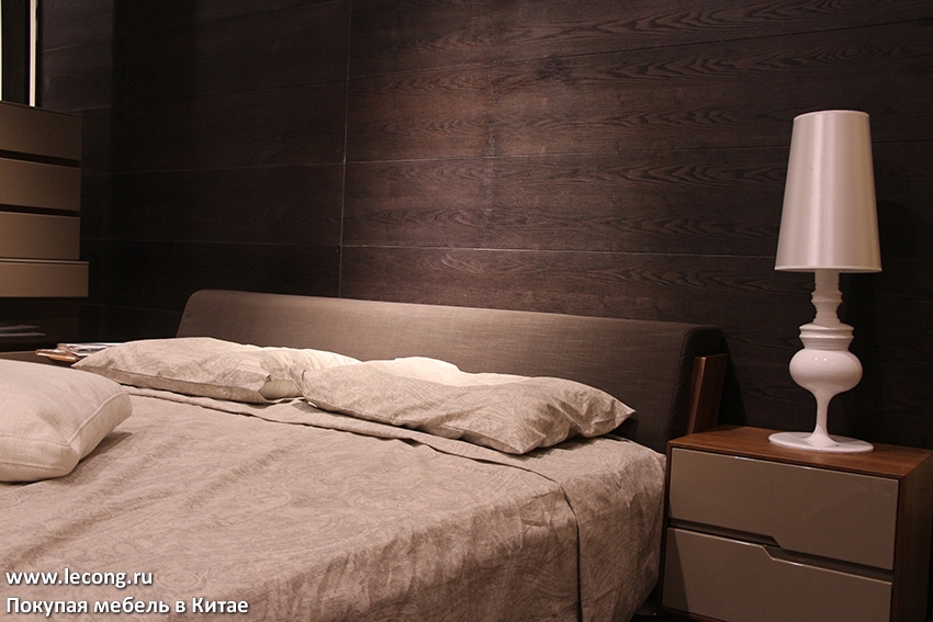 спальня купить кровать  MODESIGN китайская современная мебель купить в Китае мебельный тур в Китай