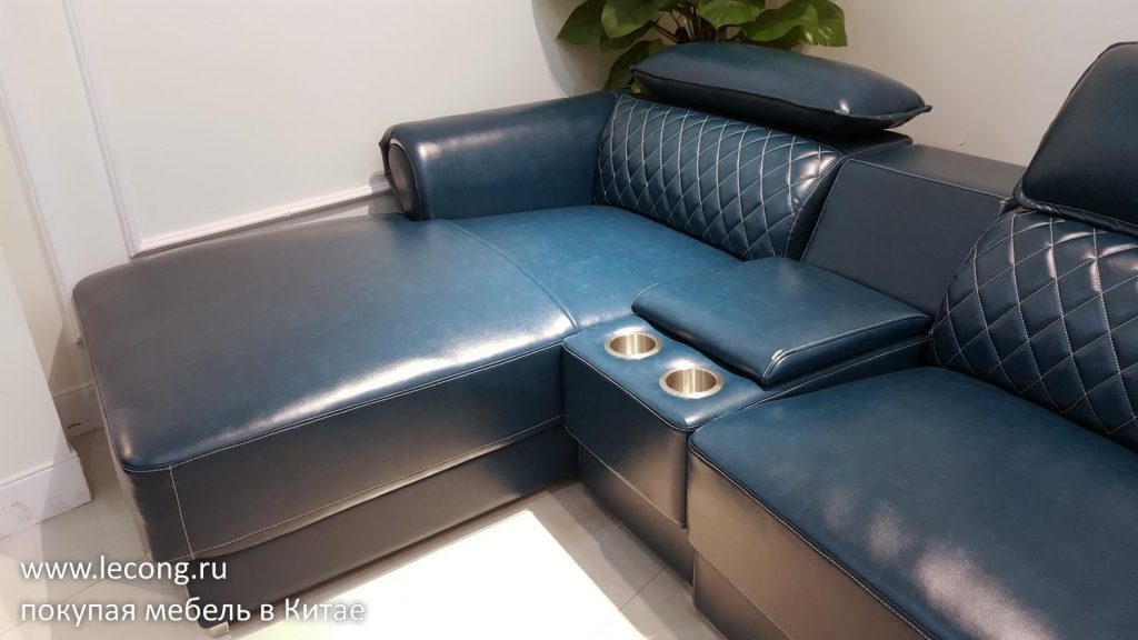 Мягкая мебель Китай Диван кожаный
