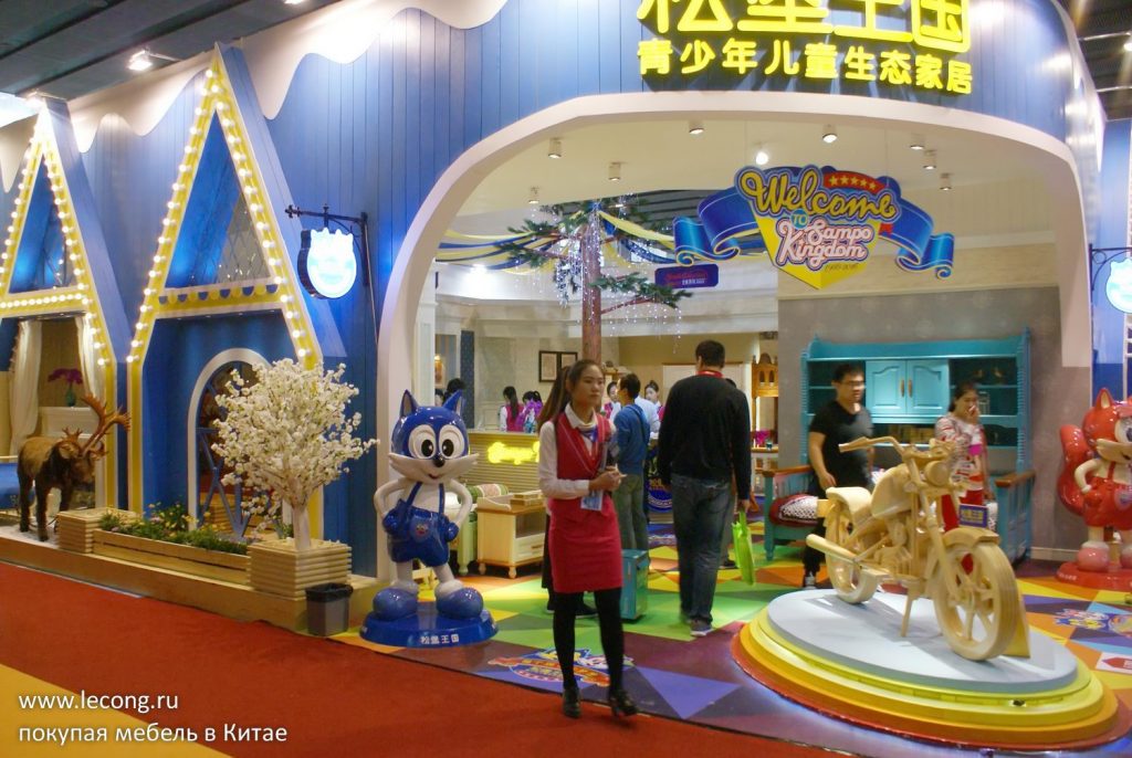 Китайская выставка мебели CIFF Guangzhou Китай Детская мебель для детской