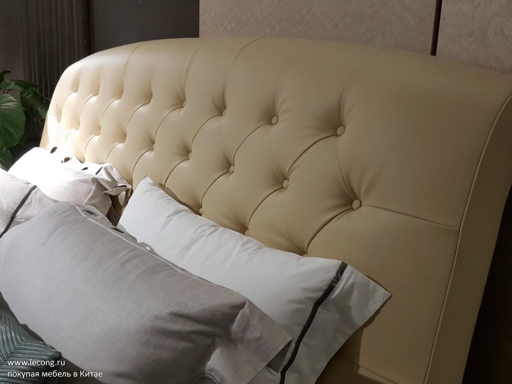 Кровать PU Мебельный центр Лувр Фошань Китай