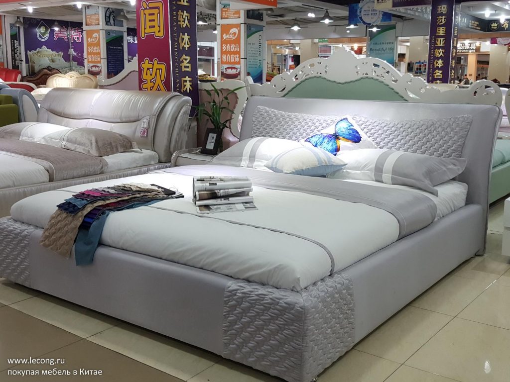 Кровать тканевая обивка Фошань Китай