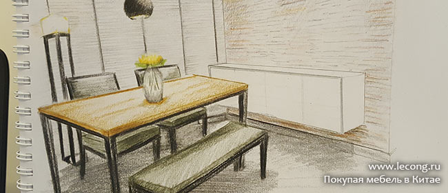 мебль и интерьеры из Китая