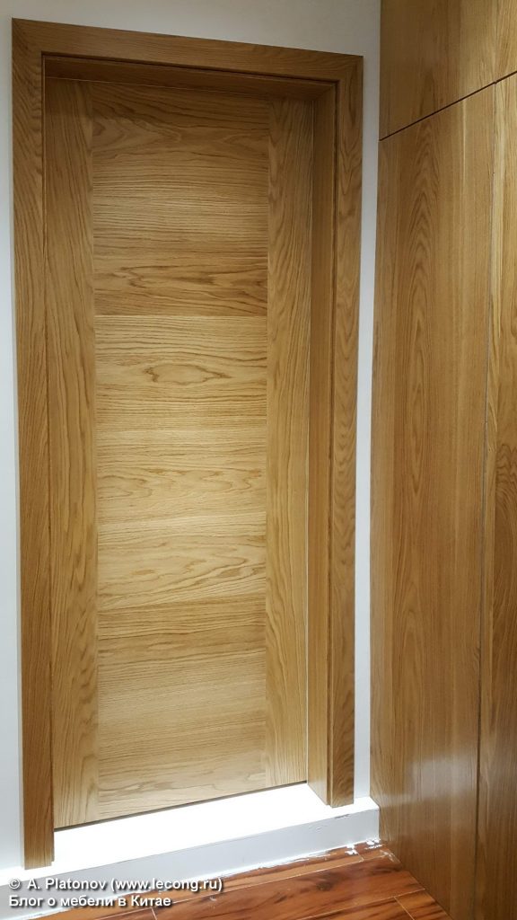 Двери из массива дерева в Китае