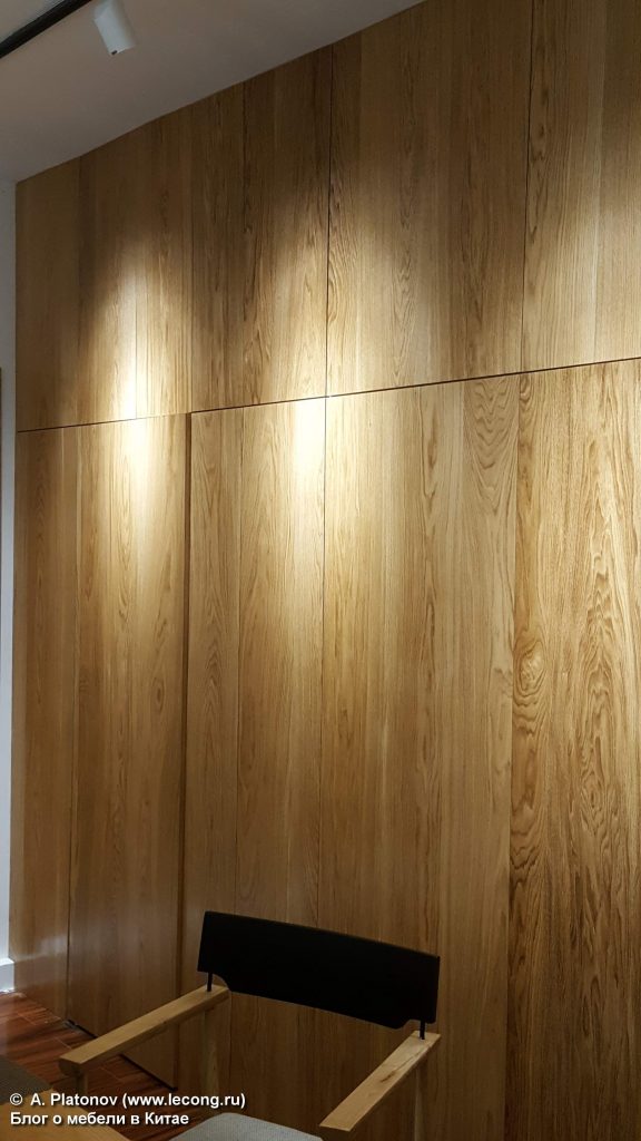 Стеновые панели из дерева в Китае