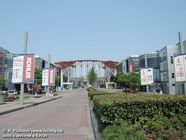 мебельный центр JSWB в Шанхае 